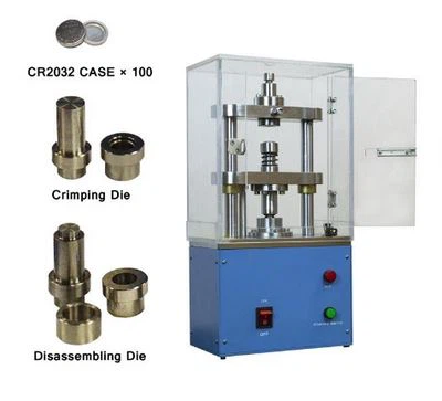 Coin Cell Crimping And Disassemble Machine
